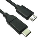 Cables Direct USB3C-862 USB cable 2 m USB 2.0 USB C Micro-USB B Black