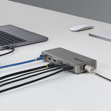 StarTech.com USB4 Docking Station, Driverless Dual 4K for macOS and Windows, Universal USB-C Dock with 100W Laptop Charging and 2.5GbE