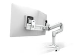 Ergotron LX Series 45-522-216 monitor mount / stand 63.5 cm (25") Black, White Desk
