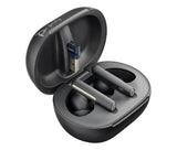 HP Poly Voyager Free 60+ UC M Carbon Black Earbuds +BT700 USB-A Adapter +Touchscreen Charge Case