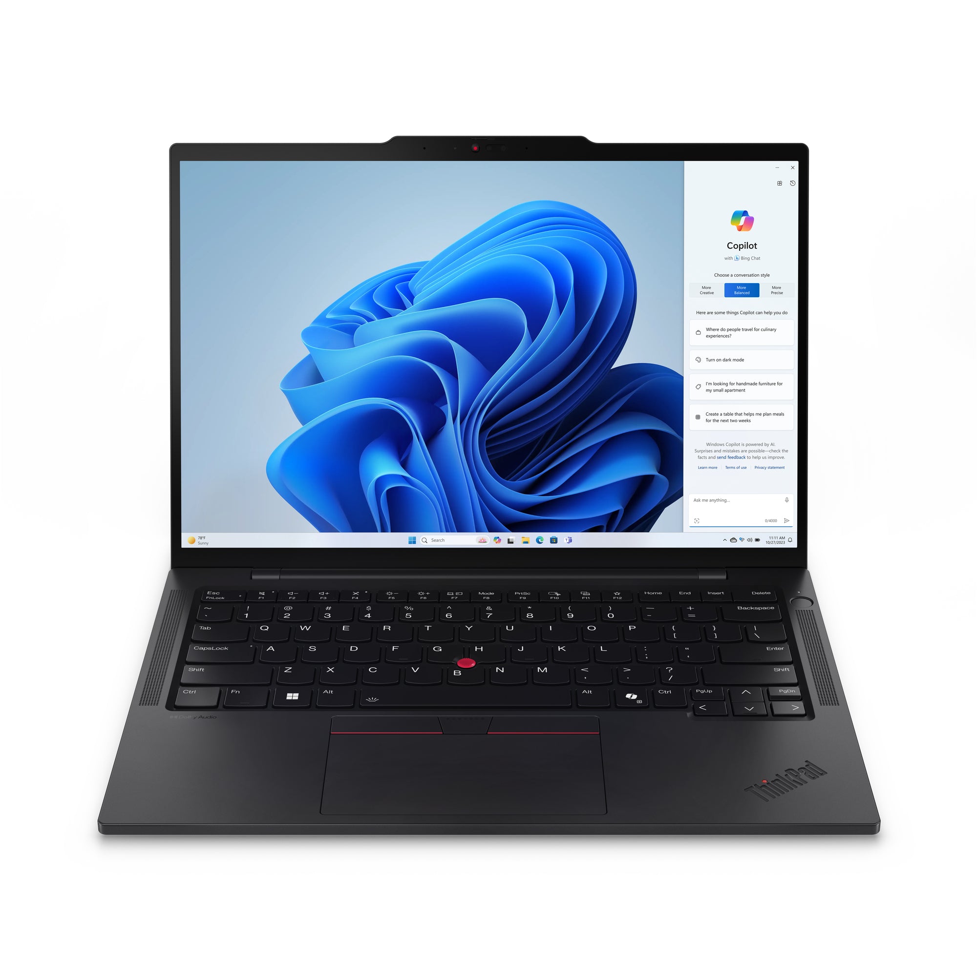 Lenovo ThinkPad T14s Intel Core Ultra 7 155U Laptop 35.6 cm (14") WUXGA 16 GB LPDDR5x-SDRAM 512 GB SSD Wi-Fi 6E (802.11ax) Windows 11 Pro Black  - Computers - Lenovo