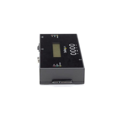 StarTech.com 1:1 Standalone Hard Drive Duplicator and Eraser, SAS and SATA HDD/SSD Cloner/Copier, Hard Drive Duplicator and Sanitizer, LCD Display, TAA Compliant