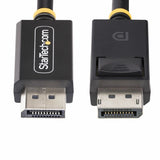 StarTech.com 1m DisplayPort 2.1 Cable, VESA Certified DP80 DisplayPort Cable w/UHBR20/HDR/DSC 1.2a/HDCP 2.2, 16K/8K 60Hz, 4K 240Hz, 80Gbps, DP 2.1 Cable, UHD Monitor Cord, M/M
