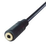 Computer Gear 3m M/F audio cable 3.5mm Black