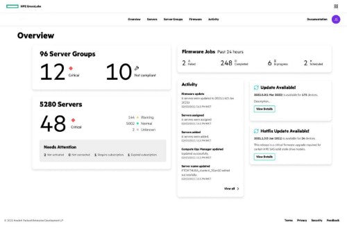 HPE Compute Ops Management Standard 3-year Upfront ProLiant SaaS