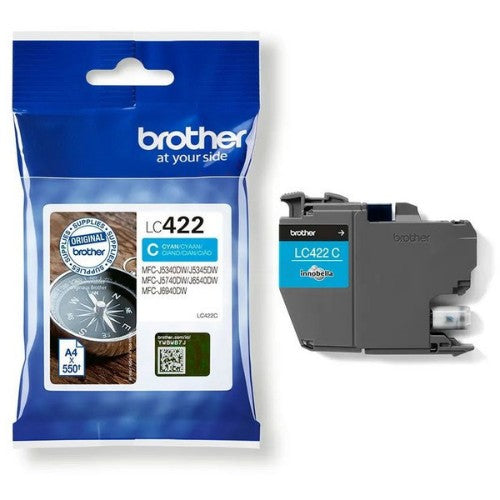 Brother LC-422C Ink cartridge cyan, 550 pages for Brother MFC-J 5340