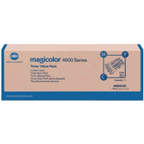 Konica Minolta A0DKJ51 Toner Rainbow-Kit (c,m,y), 4K pages/5% for KM MagiColor 4650