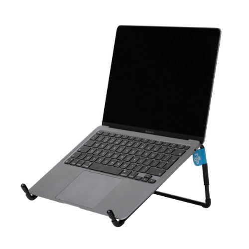 R-Go Tools Laptop stand R-Go Steel Travel, ergonomic and foldable, suitable for 10-22 inch laptop, black