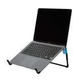 R-Go Tools Laptop stand R-Go Steel Travel, ergonomic and foldable, suitable for 10-22 inch laptop, black