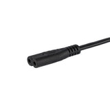 StarTech.com 6ft (2m) UK Laptop Power Cable, BS 1363 to C7, 2.5A 250V, 18AWG, Black, UK Laptop Replacement Cord, Printer Power Cable, AC Laptop Charger Cord, Laptop Power Brick Cord