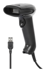 Manhattan Contact CCD Handheld Barcode Scanner, USB, 60mm Scan Width, Cable 152cm, Max Ambient Light 5,000 lux (sunlight), Black, Three Year Warranty