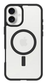 OtterBox React Series for MagSafe for Apple iPhone 16 Plus, Black Crystal
