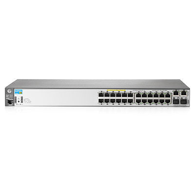 HPE Aruba Networking 2620-24-PPoE+ Managed L2 Fast Ethernet (10/100) Power over Ethernet (PoE) 1U Grey