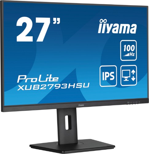 iiyama ProLite XUB2793HSU-B7 computer monitor 68.6 cm (27") 1920 x 1080 pixels Full HD LED Black