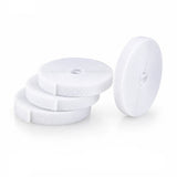 StarTech.com 4-pack 15ft (4.6m) Hook and Loop Roll, 0.5in Wide, White, Cut-to-Size Reusable Cable Ties, Fastener Tape, Adjustable Fabric Wraps, Bulk Roll