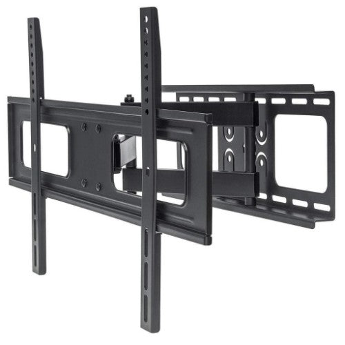 Manhattan Wall Mount for TV & Monitors (Full Motion), For screens 37" to 65", VESA compatibility: all between 200x200mm to 600x400mm - check the dimensions of the four mounting holes on back of screen to ensure it fits, Max 50kg, Black, Bracket, Lifetime