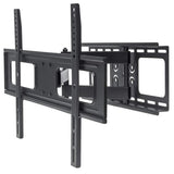 Manhattan Wall Mount for TV & Monitors (Full Motion), For screens 37" to 65", VESA compatability: all between 200x200mm and 600x400mm - check the dimensions of the four mounting holes on back of screen to ensure it fits, Max 50kg, Black, Bracket, Lifetime