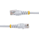 StarTech.com Cat5e Patch Cable with Molded RJ45 Connectors - 25 ft. - White