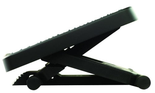 Fellowes Foot Rest Under Desk - Professional Series Ultimate Foot Support Ergonomic Foot Rest with 3 Height Adjustments & Massage Surface - Foot Rest Stool for Office & Home - Black