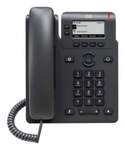 Cisco 6821 IP phone Black 2 lines