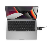 Compulocks Ledge Adapter for MacBook Pro 14-inch (M1/M2/M3/M4/M5) with Combination Cable Lock
