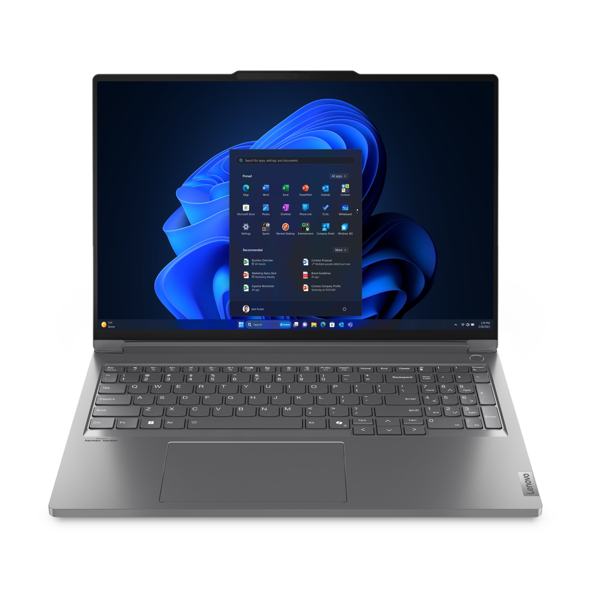 Lenovo ThinkBook 16p Intel® Core™ i7 i7-14650HX Laptop 40.6 cm (16") WQXGA 32 GB DDR5-SDRAM 1 TB SSD NVIDIA GeForce RTX 4060 Wi-Fi 6E (802.11ax) Windows 11 Pro Grey  - Computers - Lenovo