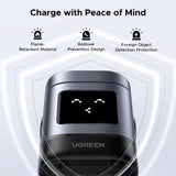 Ugreen 45775 mobile device charger Universal Black, Grey AC Wireless charging Fast charging Indoor
