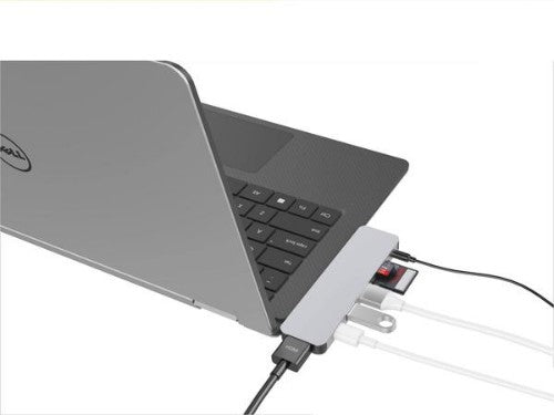 HYPER GN21D-GRAY laptop dock/port replicator Grey