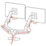 Ergotron LX Series 45-245-224 monitor mount / stand 68.6 cm (27") Desk Black
