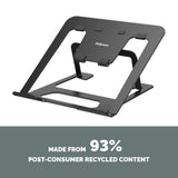 Fellowes Alumia Laptop Riser Portable Laptop Stand Max Size 15 inch Max Weight 5kg Black