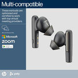 Poly Voyager Free 60 UC Carbon Black Earbuds +BT700 USB-A Adapter +Basic Charge Case