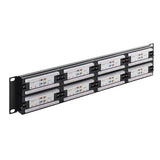 connektgear 48 Port Patch Panel (CAT6) IDC Punch Down 19 inch