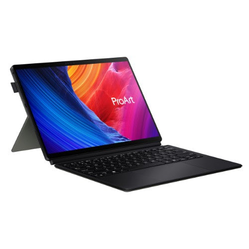 ASUS ProArt PZ13 HT5306QA-LX005W Copilot+ PC Snapdragon X1P-42-100 Hybrid (2-in-1) 33.8 cm (13.3") Touchscreen 3K 16 GB LPDDR5x-SDRAM 1 TB SSD Wi-Fi 7 (802.11be) Windows 11 Home Black