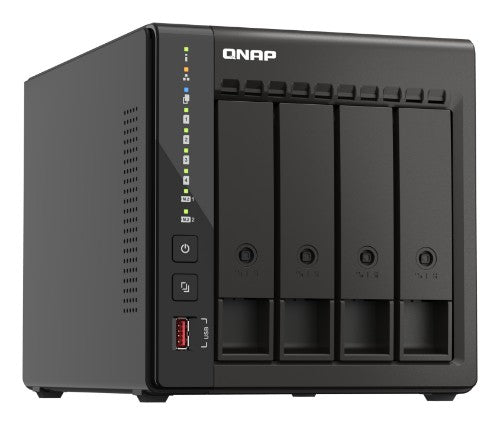 QNAP TS-453E NAS Tower Intel® Celeron® J6412 8 GB 0 TB QNAP QTS Black