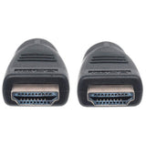 Manhattan HDMI 4K@60Hz Cable with Ethernet - CL3 rated, 10m, Suitable for In-Wall use, For ALL 4K & 1080p/HD uses - when upgrading now or have it ready for when you need it, Male to Male, Black, Ultra HD 4k x 2k, Lifetime Warranty, Premium High Speed