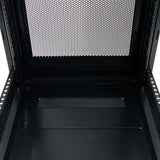 StarTech.com 4-Post 32U Server Rack Cabinet, Lockable 19" Data Rack Cabinet for Computer / AV / IT Equipment, Office / Home Network Rack with Casters & Adjustable Mounting Rails