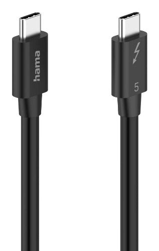 Hama USB-C USB cable USB 3.2 Gen 2 (3.1 Gen 2) 1 m USB C 80 Gbit/s 240 W Black