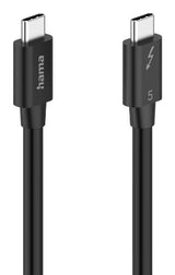 Hama USB-C USB cable USB 3.2 Gen 2 (3.1 Gen 2) 1 m USB C 80 Gbit/s 240 W Black