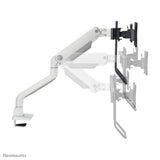 Neomounts DS75S-950WH2 Monitor arm 17-32" - gas spring - Topfix - 180°-stop