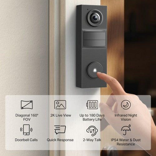 TP-Link Tapo TD20 doorbell chime Black