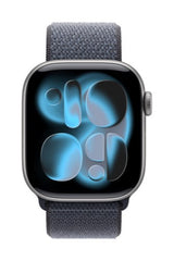 Apple MFFC4ZM/A smart wearable accessory Band Blue Nylon, Recycled polyester, Spandex