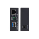 StarTech.com Single-Mode (SM) LC Fiber Media Converter for 10/100/1000 Networks, Standalone Gigabit Ethernet to Fiber Converter, 40km - TAA