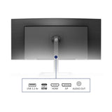 Philips E Line 346E2CUAE/00 computer monitor 86.4 cm (34") 3440 x 1440 pixels Wide Quad HD+ LCD Black