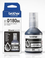 Brother BT-D180BK Ink bottle black, 7.5K pages ISO/IEC 19752 108ml for Brother DCP-T 580 DW