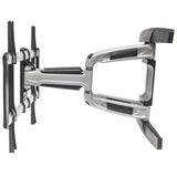Manhattan Wall Mount for TV & Monitors (Full Motion), For screens 32" to 55", VESA compatibility: all between 100x100mm to 400x400mm - check the dimensions of the four mounting holes on back of screen to ensure it fits, Max 50kg, Black, Bracket, Lifetime
