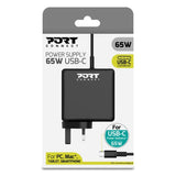 Port Designs PORT Connect 900097B-UK mobile device charger Smartphone, Tablet, Laptop Black AC Fast charging Indoor