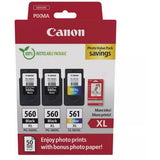 Canon 3712C012/PG-560XL+CL-561XL Printhead cartridge multi pack 2x black +1x color PVP 2x14,3ml + 1x12,2ml Pack=3 for Canon Pixma TS 5350