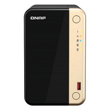 QNAP TS-264 NAS Tower Intel® Celeron® N5095 8 GB 0 TB QNAP QTS Black, Gold