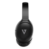 V7 HB800ANC headphones/headset Wireless Head-band Calls/Music USB Type-C Bluetooth Black