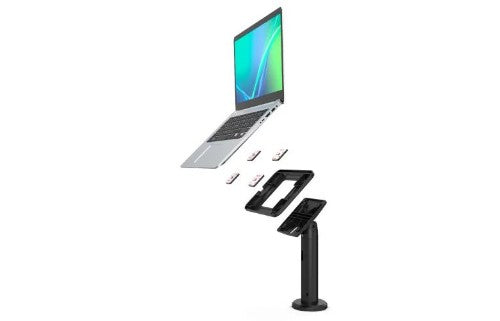 Compulocks Universal Invisible Mount Counter Stand 8" Black